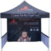 CLK Marka Logo Baskılı 3x3 Portatif Gazebo Stand Çadırı İmalatı Satışı - Görsel 28