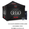 CLK Marka Logo Baskılı 3x3 Portatif Gazebo Stand Çadırı İmalatı Satışı - Görsel 12