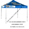CLK Marka Logo Baskılı 3x3 Portatif Gazebo Stand Çadırı İmalatı Satışı - Görsel 15