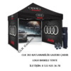 CLK Marka Logo Baskılı 3x3 Portatif Gazebo Stand Çadırı İmalatı Satışı - Görsel 16