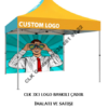 CLK Marka Logo Baskılı 3x3 Portatif Gazebo Stand Çadırı İmalatı Satışı - Görsel 18