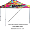 CLK Marka Logo Baskılı 3x3 Portatif Gazebo Stand Çadırı İmalatı Satışı - Görsel 2